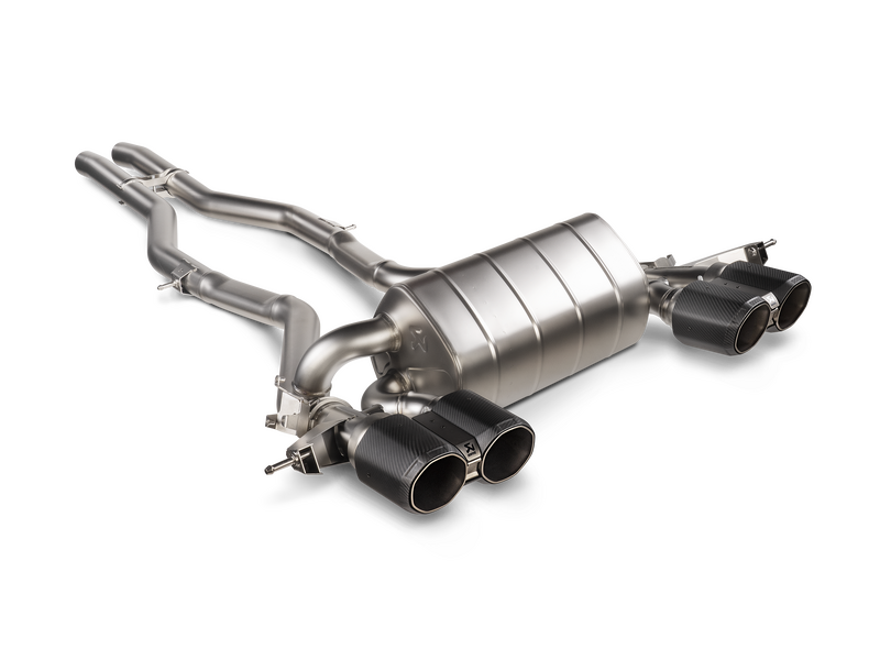 Akrapovic BMW G80 G81 M3 / G82 M4 (Including CSL) Slip-On Line Exhaust with Octagonal Design Carbon Tail